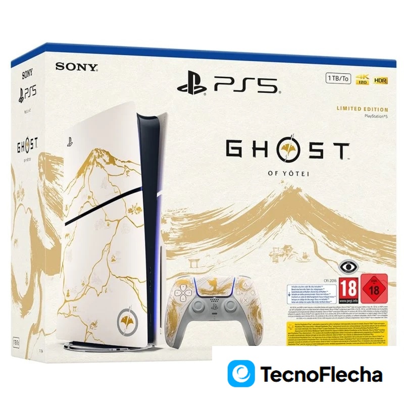 PlayStation 5: Edición Limitada Gold Ghost of Yōtei
