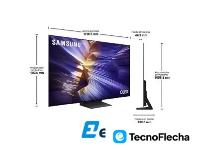 Samsung OLED TQ48S90FA 48'' 4K NQ4 AI Gen3 Processor Smart TV full AI Negro grafito - Image 2