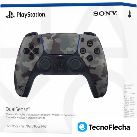 Sony DualSense Grey Camouflage Mando Inalámbrico para PS5 - Image 2