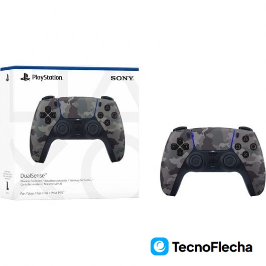 Sony DualSense Grey Camouflage Mando Inalámbrico para PS5 - Image 5