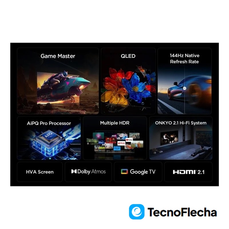 TCL QLED 98P89K 98'' 4K Smart TV WiFi Google TV Metálico - Image 7
