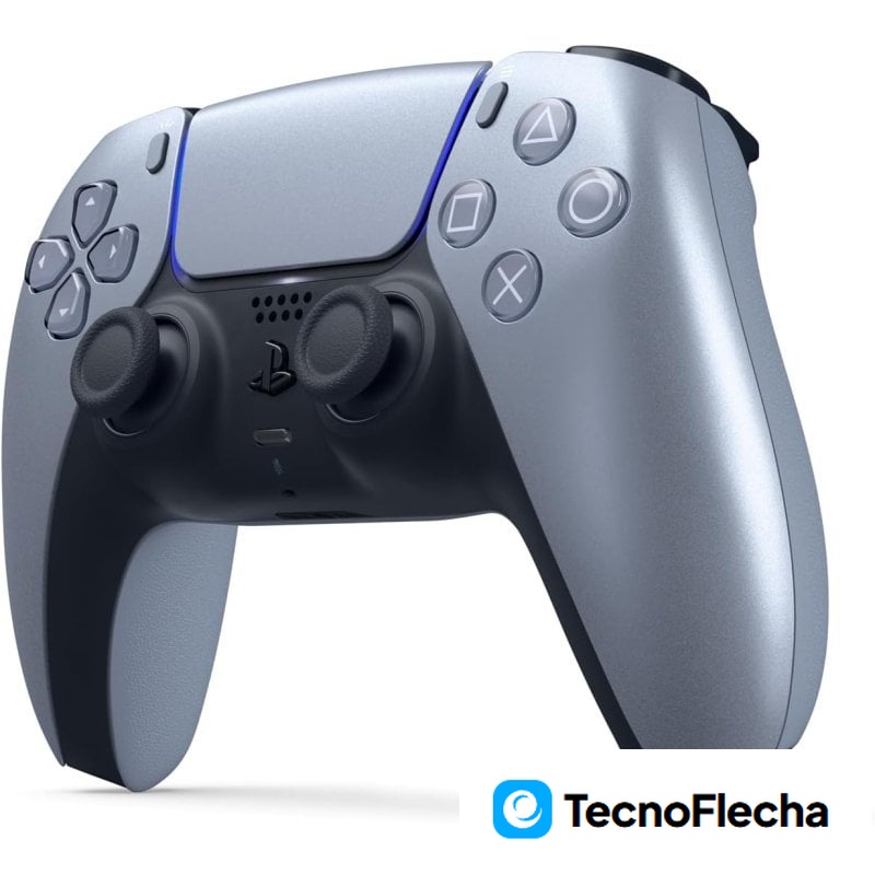 Sony DualSense Sterling Silver Wireless Controller for PS5 - Image 3