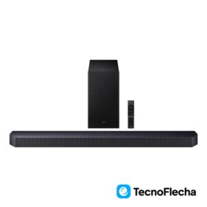 Samsung Q600F Barra de sonido Bluetooth HDMI eARC 9 altavoces Subwoofer SpaceFit Pro