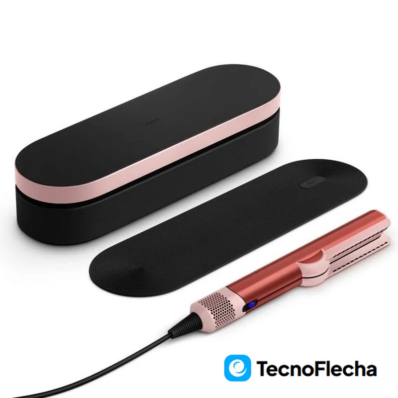 Dyson Airstrait Plancha Secador de Pelo Edición Limitada Strawberry Bronze Blush Pink