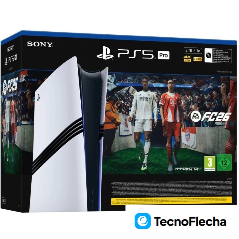 Sony PlayStation 5 Pro + EA FC 26 (Descargable)