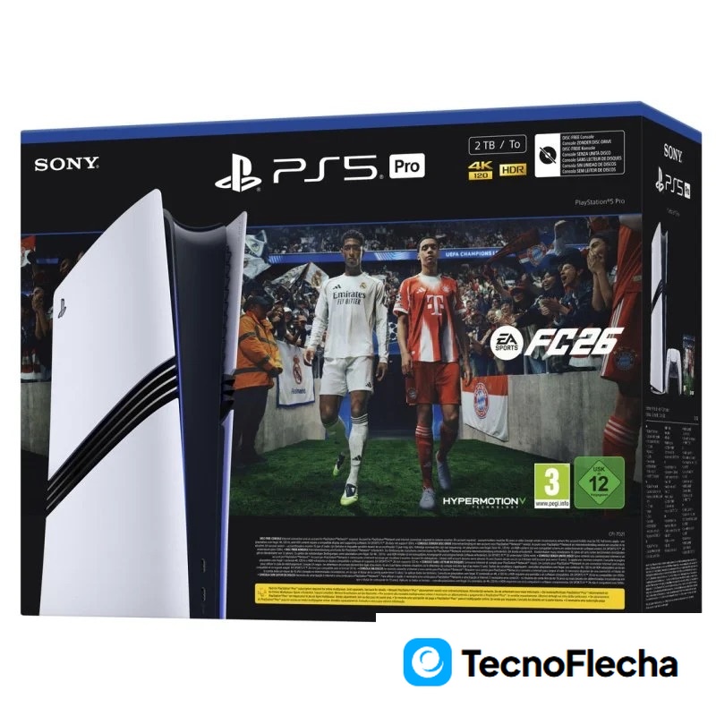Sony PlayStation 5 Pro + EA FC 26 (Descargable) - Image 3