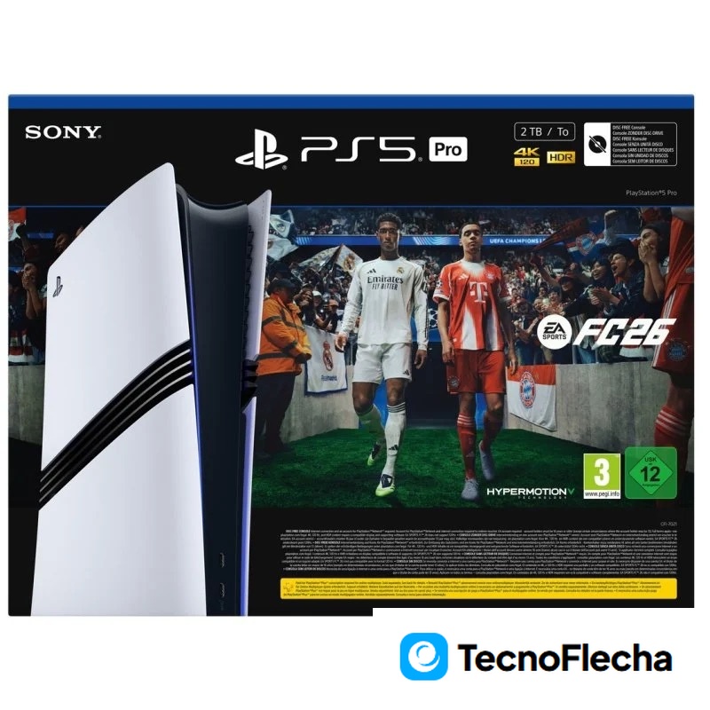 Sony PlayStation 5 Pro + EA FC 26 (Descargable) - Image 5