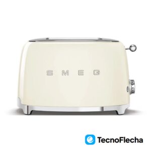 Smeg TSF01CREU Tostadora 2 Rebanadas 950W Crema