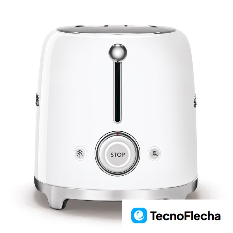 Smeg TSF01WHEU Toaster 2 Slices 950W White - Image 2