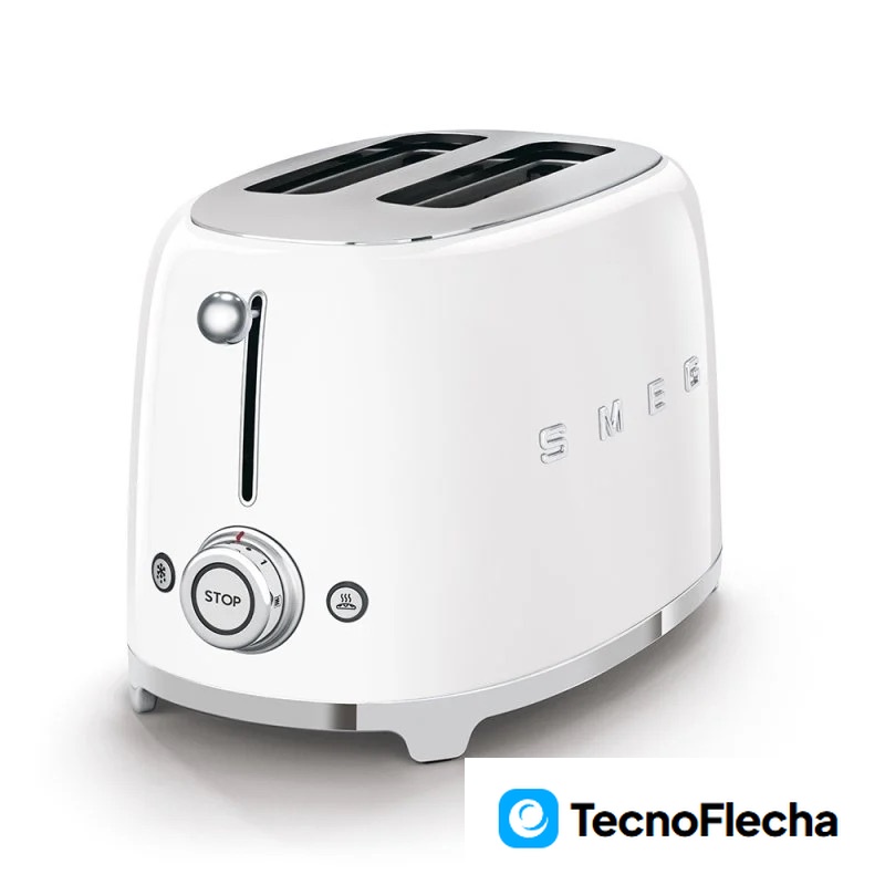 Smeg TSF01WHEU Toaster 2 Slices 950W White - Image 3