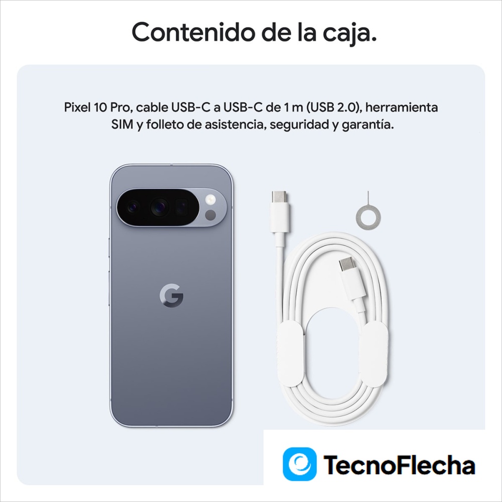 Google Pixel 10 Pro 16GB 256GB 5G Dual SIM 6.3 OLED Gemini IA 4870mAh Obsidian - Image 8