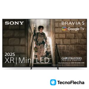 Sony TV 85 Sony BRAVIA 5 K85XR55BP Mini LED TV, 4K HDR, 120Hz, Google TV, Smart TV, AI XR Processor, Acoustic MultiAudio, Dolby Vision, Dolby Atmos