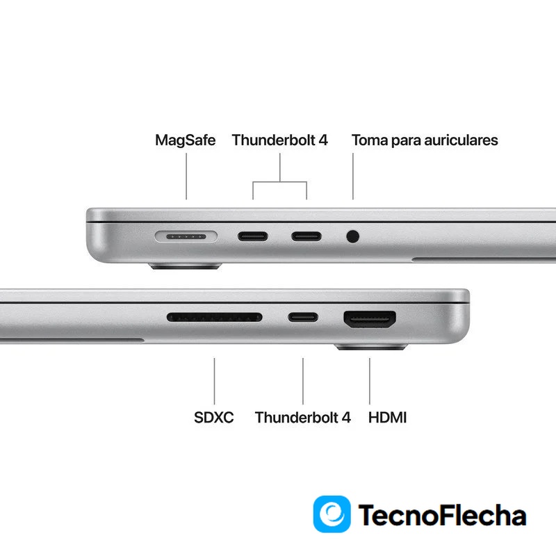 Apple MacBook Pro Apple M5 10 Núcleos/24GB/1TB SSD/GPU 10 Núcleos/14'' Plata - Image 7