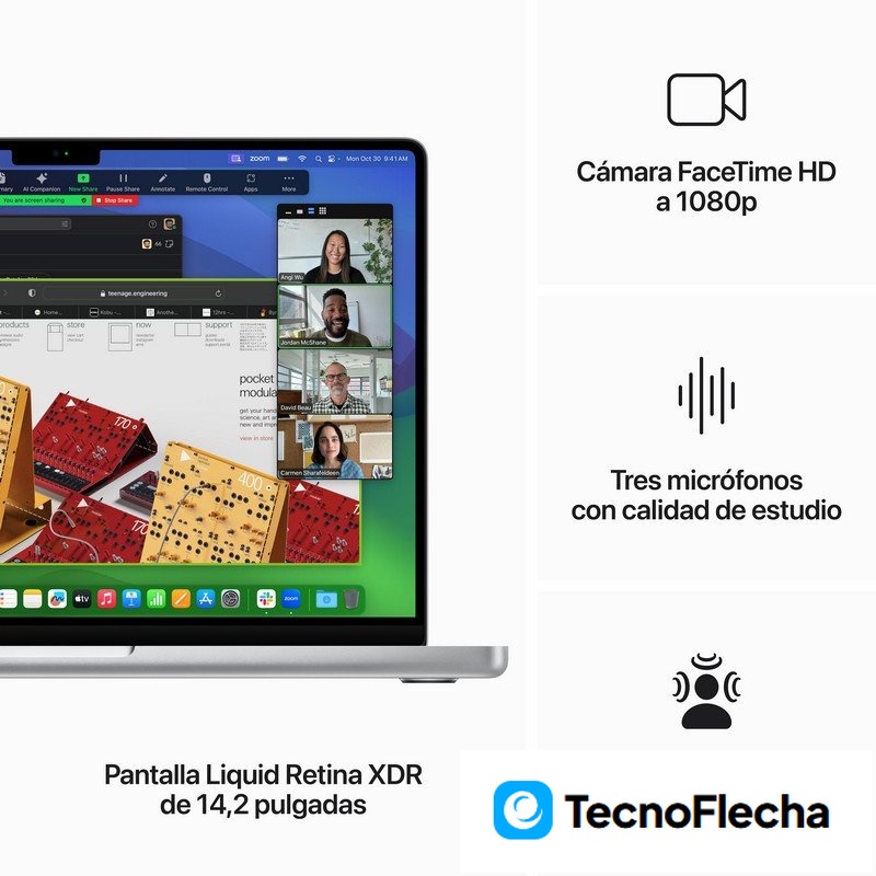 Macbook Pro Apple M3 Pro 12 Cores/18GB/1TB SSD/GPU 18 Cores/14 Space Black - Image 6