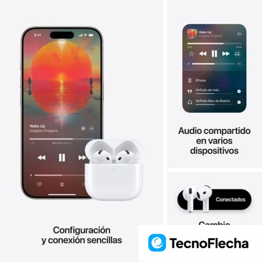 Apple AirPods 4 Wireless Headphones with Charging Case - Image 7