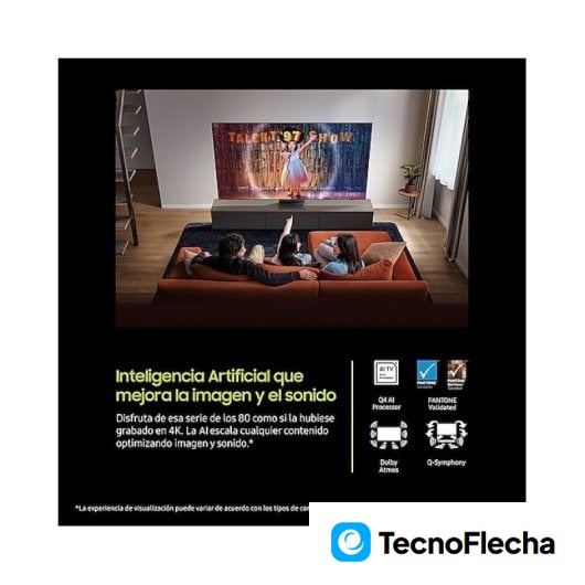 Samsung AI QLED 43'' QE43Q7FAAUXXH UltraHD 4K Quantum HDR Tizen - Image 4