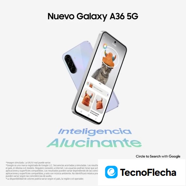 Samsung Galaxy A36 5G 8GB/256GB Smartphone 6.7 Super AMOLED 50MP 5000mAh 45W Android 15 White - Image 3