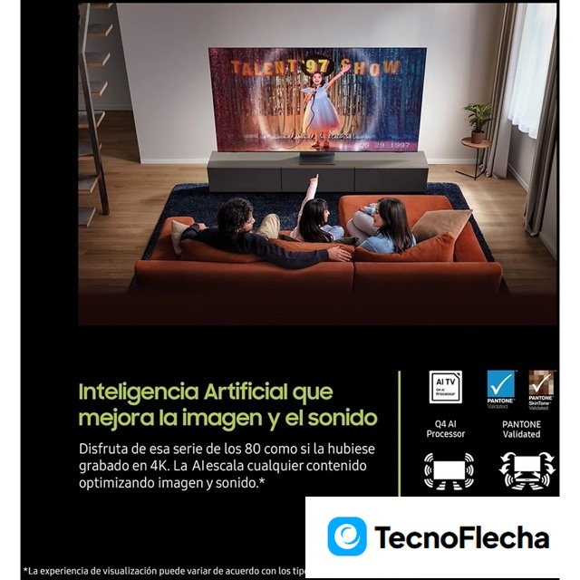 Samsung AI QLED 50'' TQ50Q7FAAUXXC UltraHD 4K Quantum HDR Tizen - Image 3