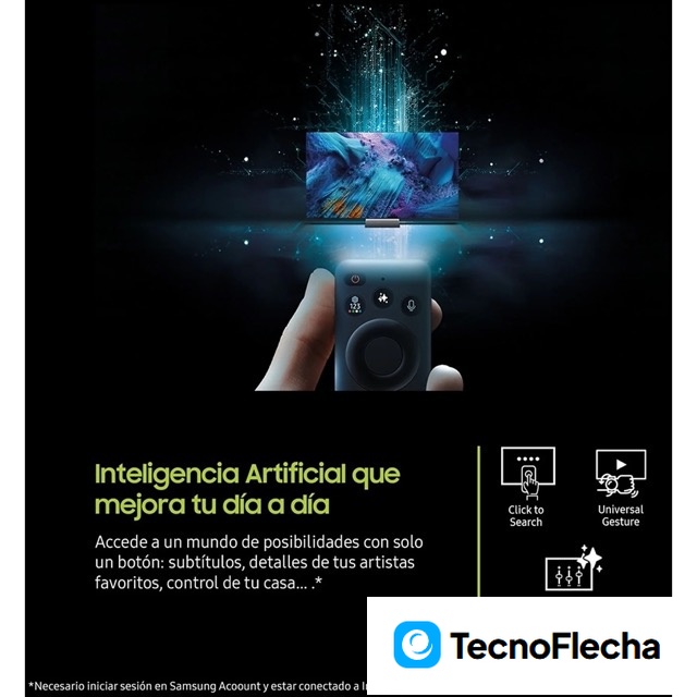 Samsung AI QLED 50'' TQ50Q7FAAUXXC UltraHD 4K Quantum HDR Tizen - Image 4