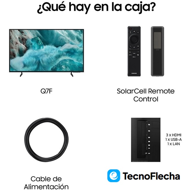 Samsung AI QLED 50'' TQ50Q7FAAUXXC UltraHD 4K Quantum HDR Tizen - Image 8